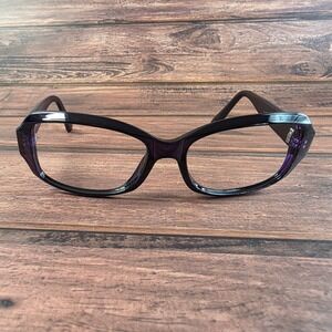 Guess‎ Women's Purple Rectangular Frame Eyeglasses 55-16-135
